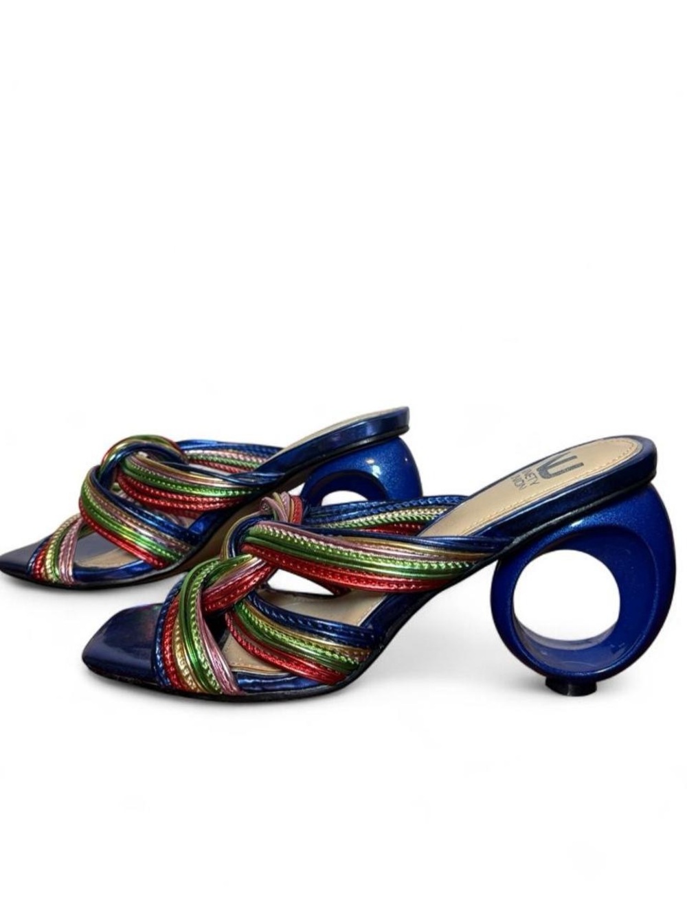 Unique Ninety Union Brazil Heeled Sandals | 7 | EUC